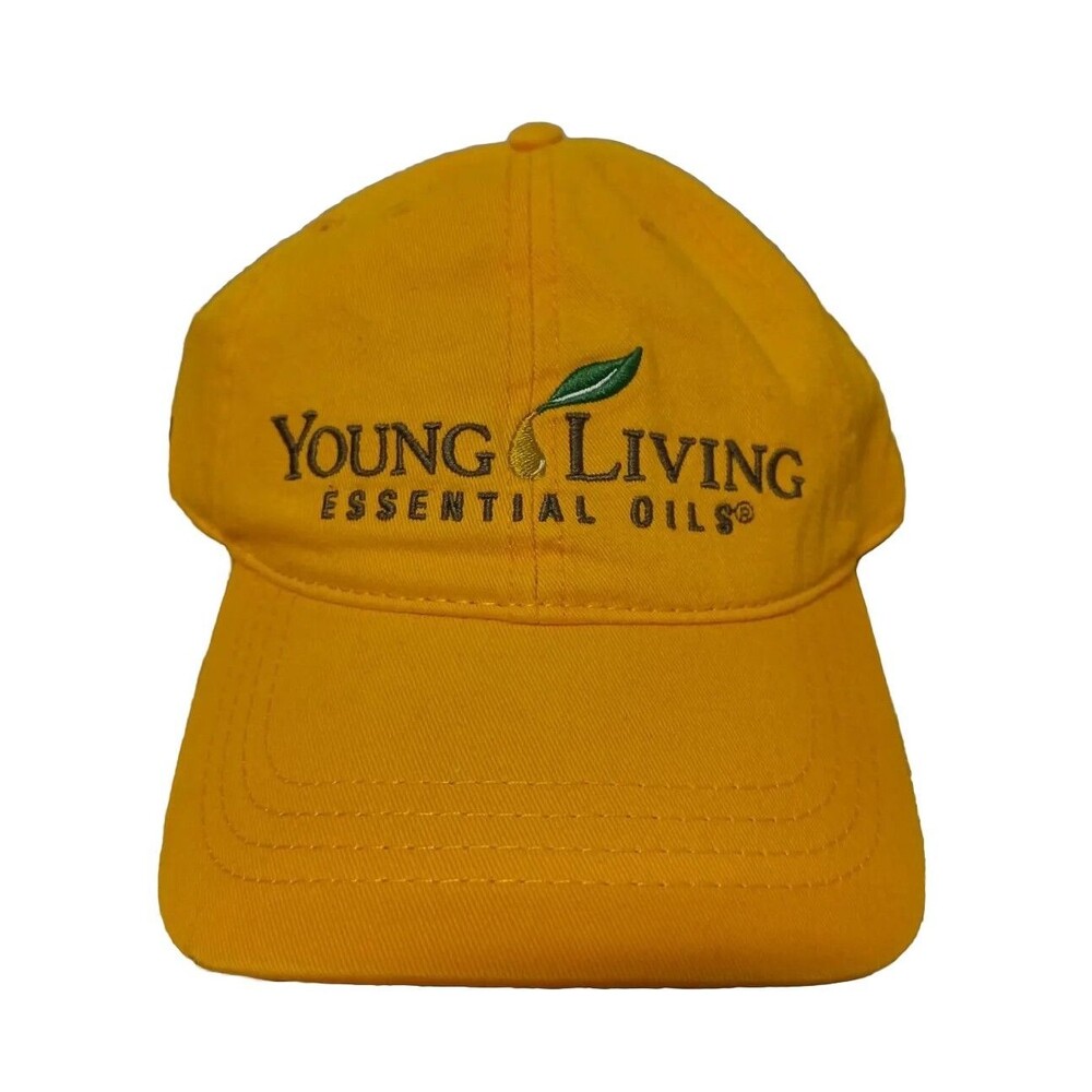 NWOT Young Living Essential Oils Baseball Hat Adjustable Cap YELLOW